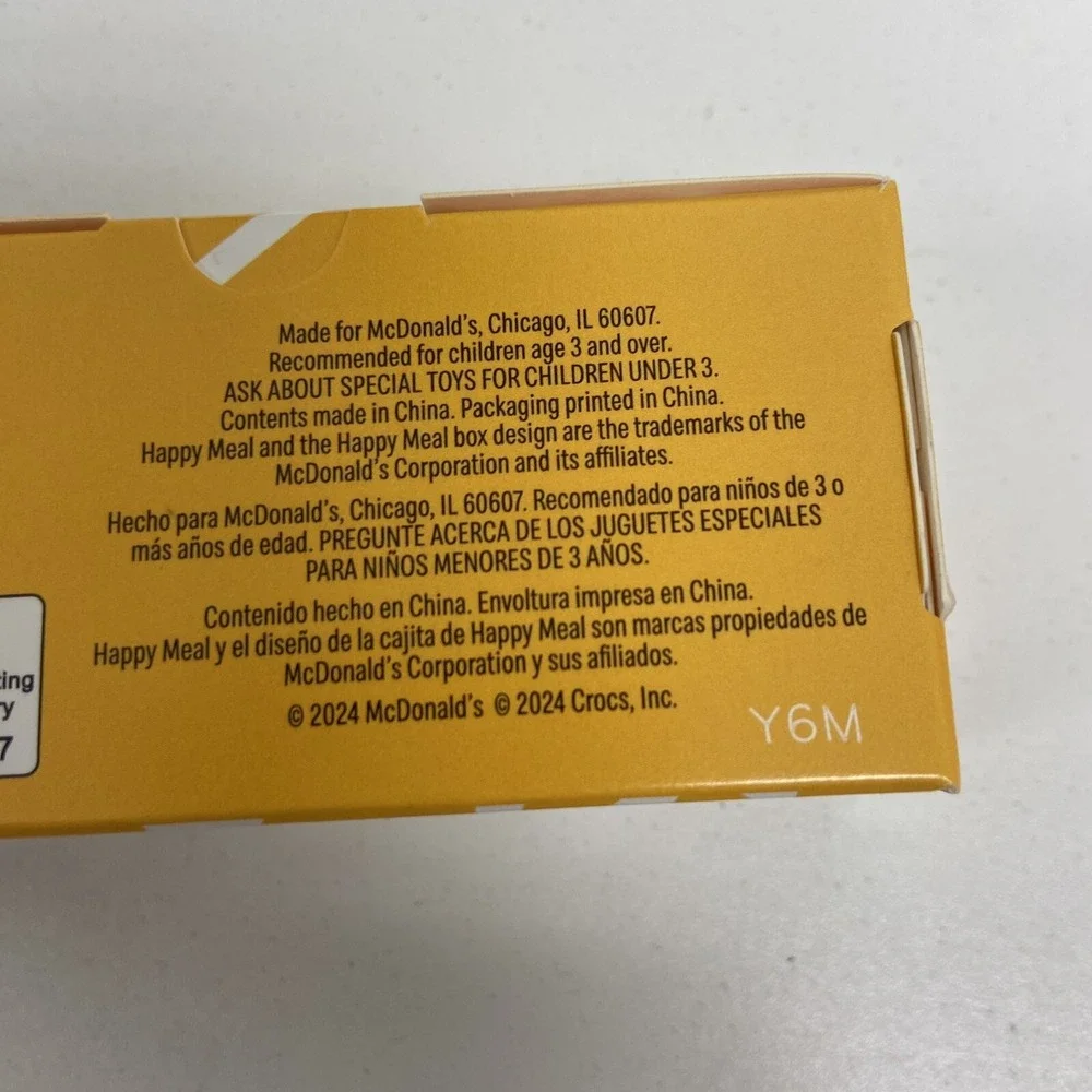 2024 McDonald's Happy Meal Toys Crocs Keychain #8 Scribbles Unopened NIB Croc